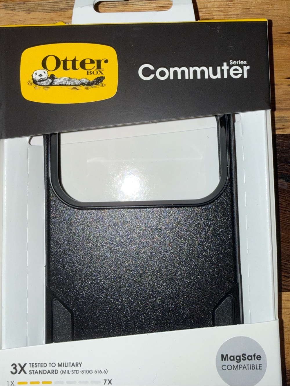 OtterBox Commuter Series Case for iPhone 17 Pro — Black - Picture 3 of 4